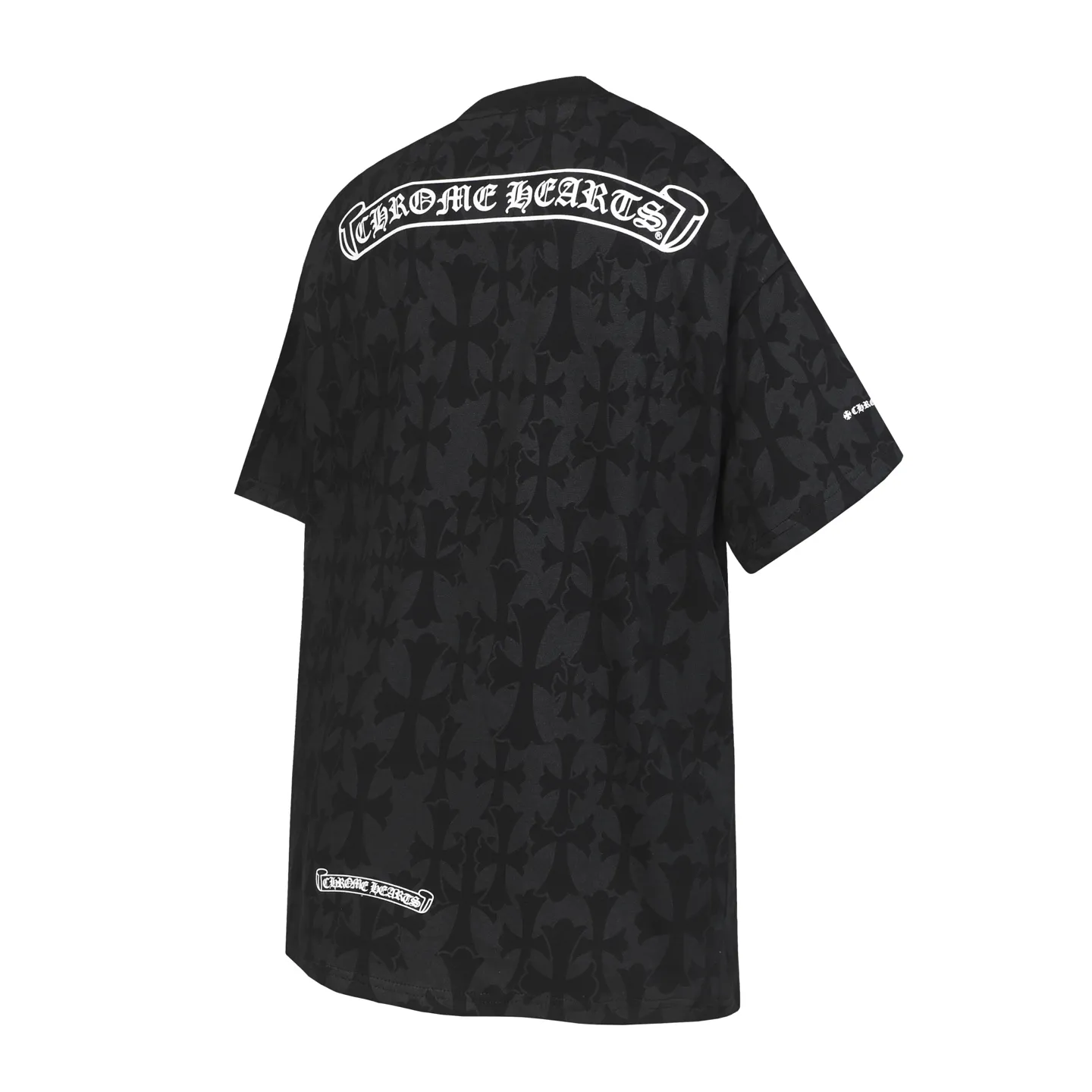 P170 Chrome Hearts CH Chrome Hearts Dark Pattern Horseshoe Sanskrit Short Sleeve T-shirt Uses direct injection imported machine printing Hardware and accessories are milled and customized Correctly configured Black 2025 Chrome Hearts authentic packaging 260 grams of custom-dyed double-yarn cotton Large version Loose and stylish Differentiated from lower versions Slim and long version The upper body stretches the hips 100% commitment: top quality Not fast food The highest version on the market Top quality - different from the ordinary versions on the market If you care about quality, you should also respect the price. Absolutely 0 after-sales service and 0 return rate so far. It’s hard not to love the style - 260g double yarn cotton custom dyed fabric - Correct high-density main mark, washed tag, hand-sewn
